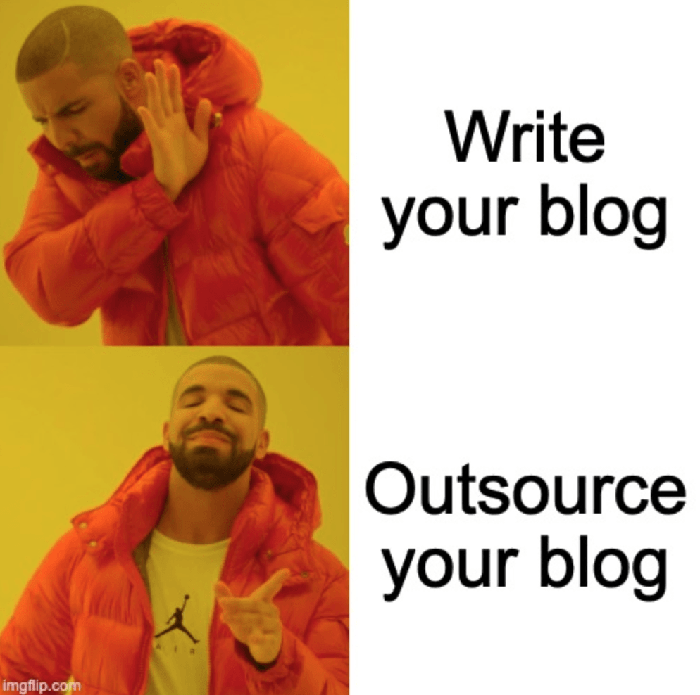You should outsource your blog