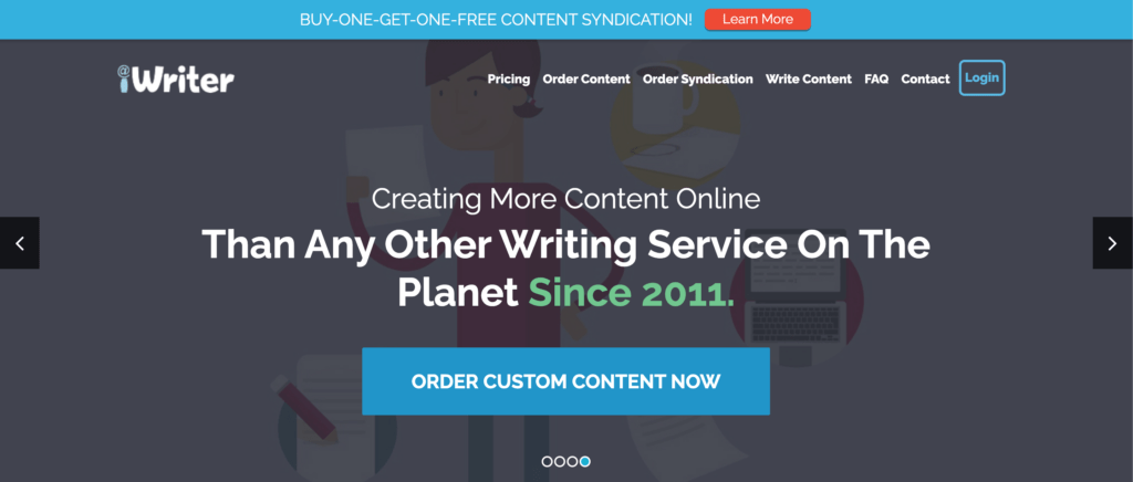 best freelance writing sites - iWriter
